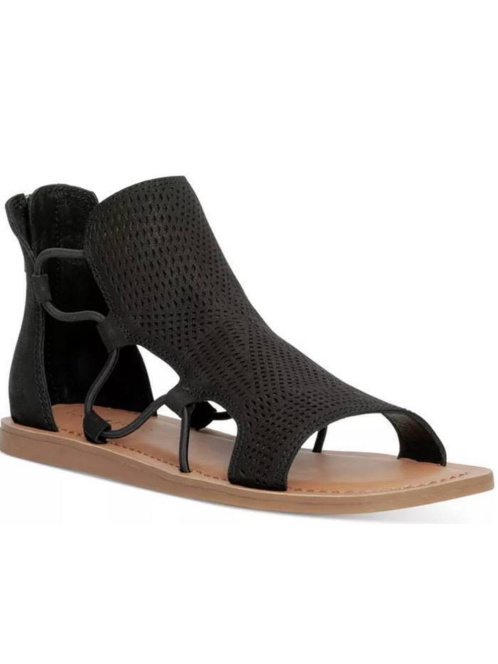 🏷️NWT💚Lucky Brand - Black Bartega Gladiator Sandals - 7.5